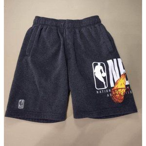 NBA Flaming Basketball And Hoop Shorts SZ M